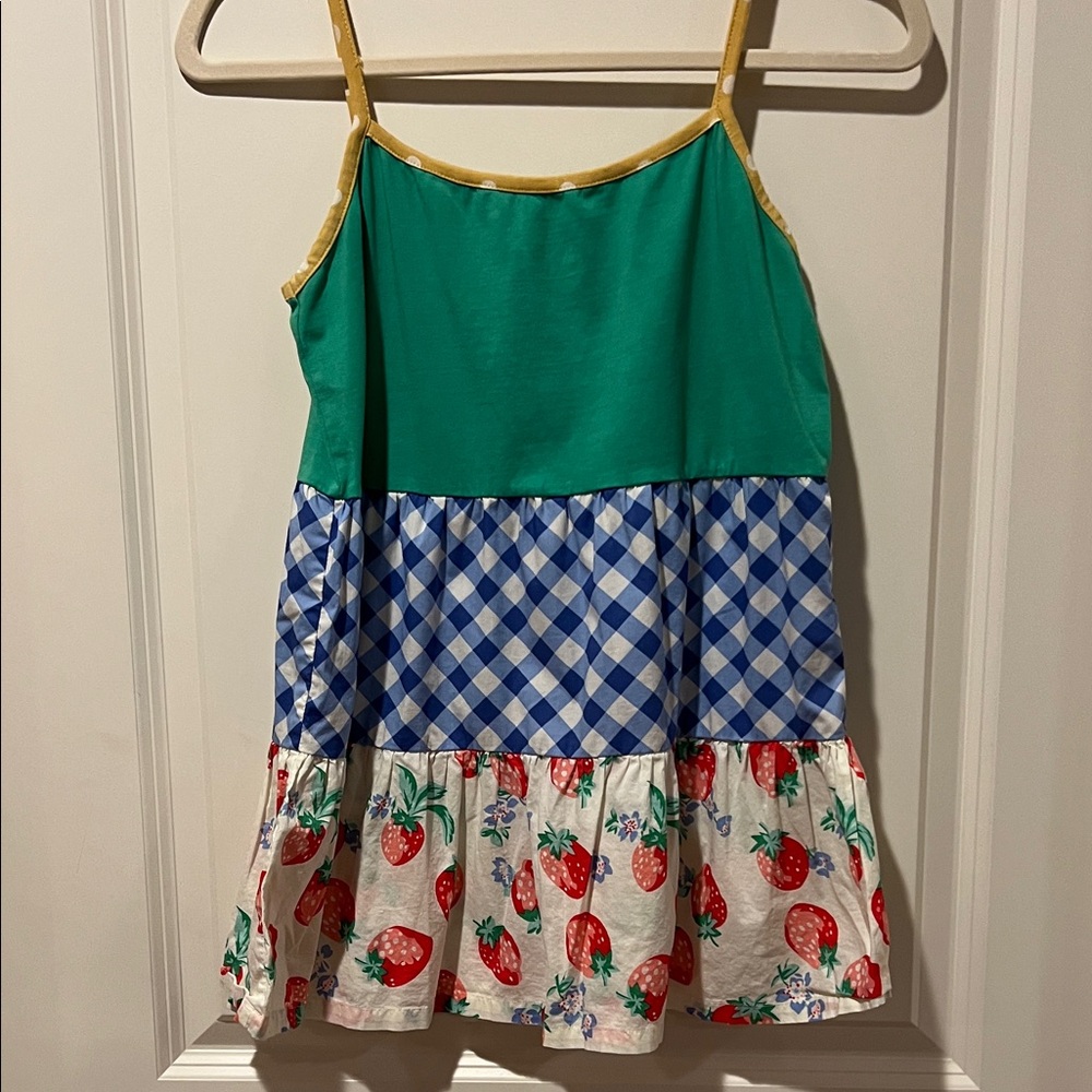 Matilda Jane Green, Blue, and Red Tank Top